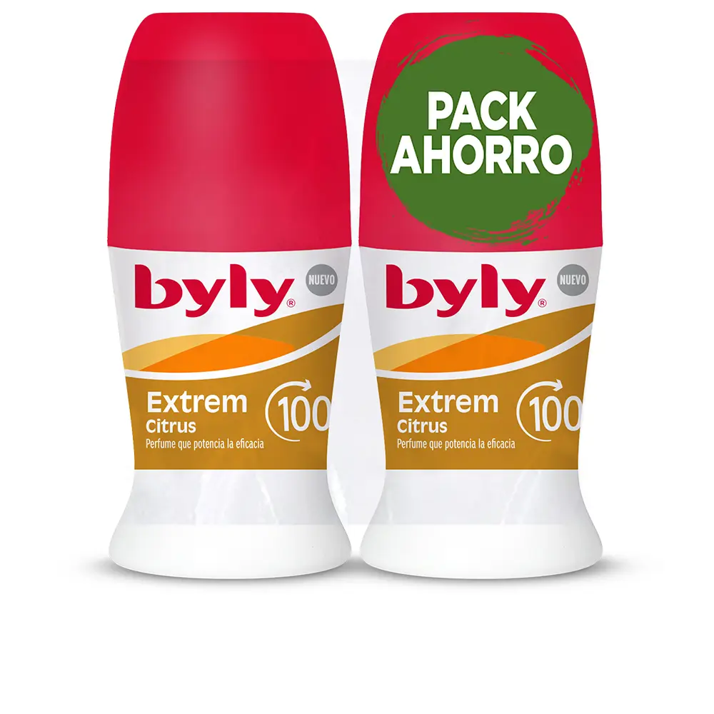 

Дезодорант Extrem citrus 100h deo roll-on pack Byly, 2 x 50 мл.