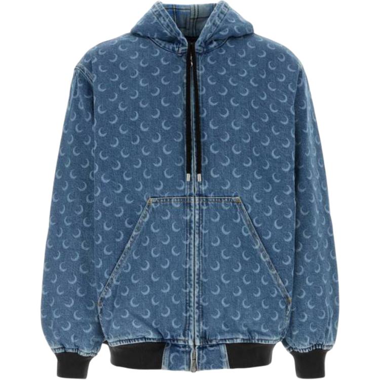 

Куртка Moon denim Marine Serre, светло синий