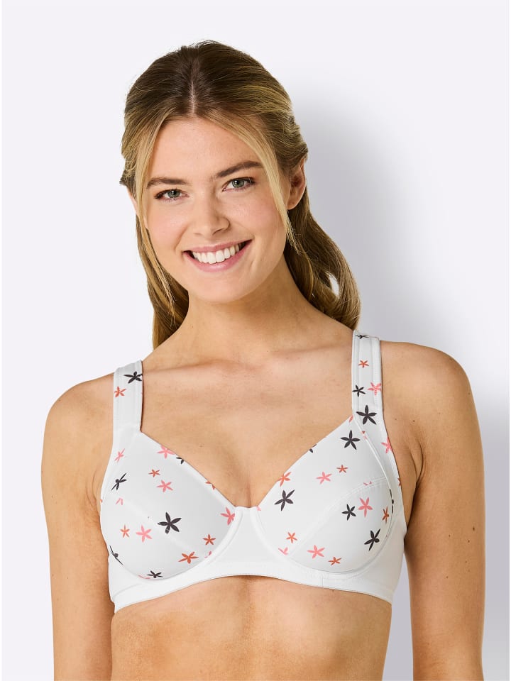 

Бюстгальтер Relief на косточках с белым принтом WITT WEIDEN