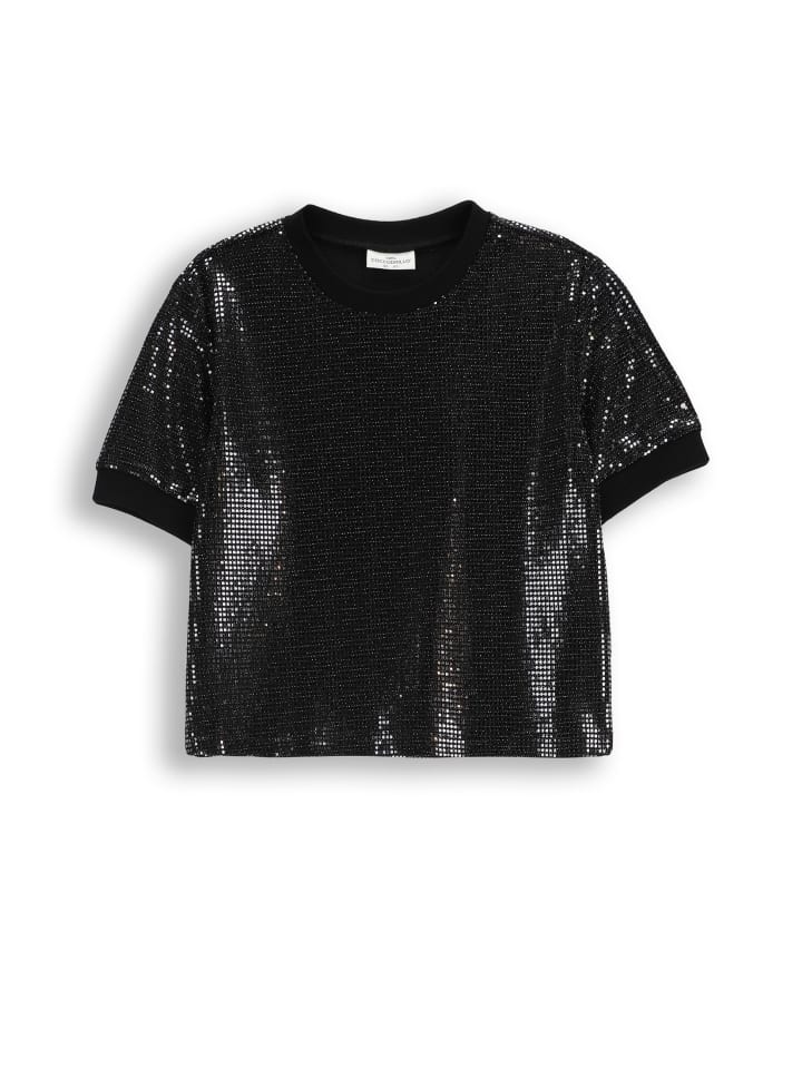 

Блузка с короткими рукавами черного цвета Coccodrillo