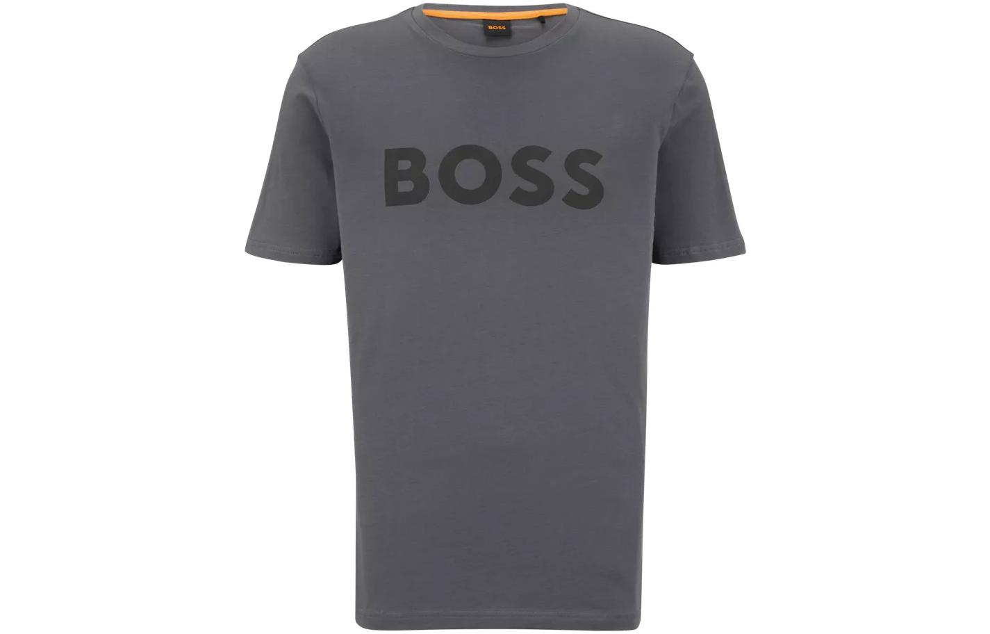 

Футболка мужская charcoal gray HUGO BOSS, серый