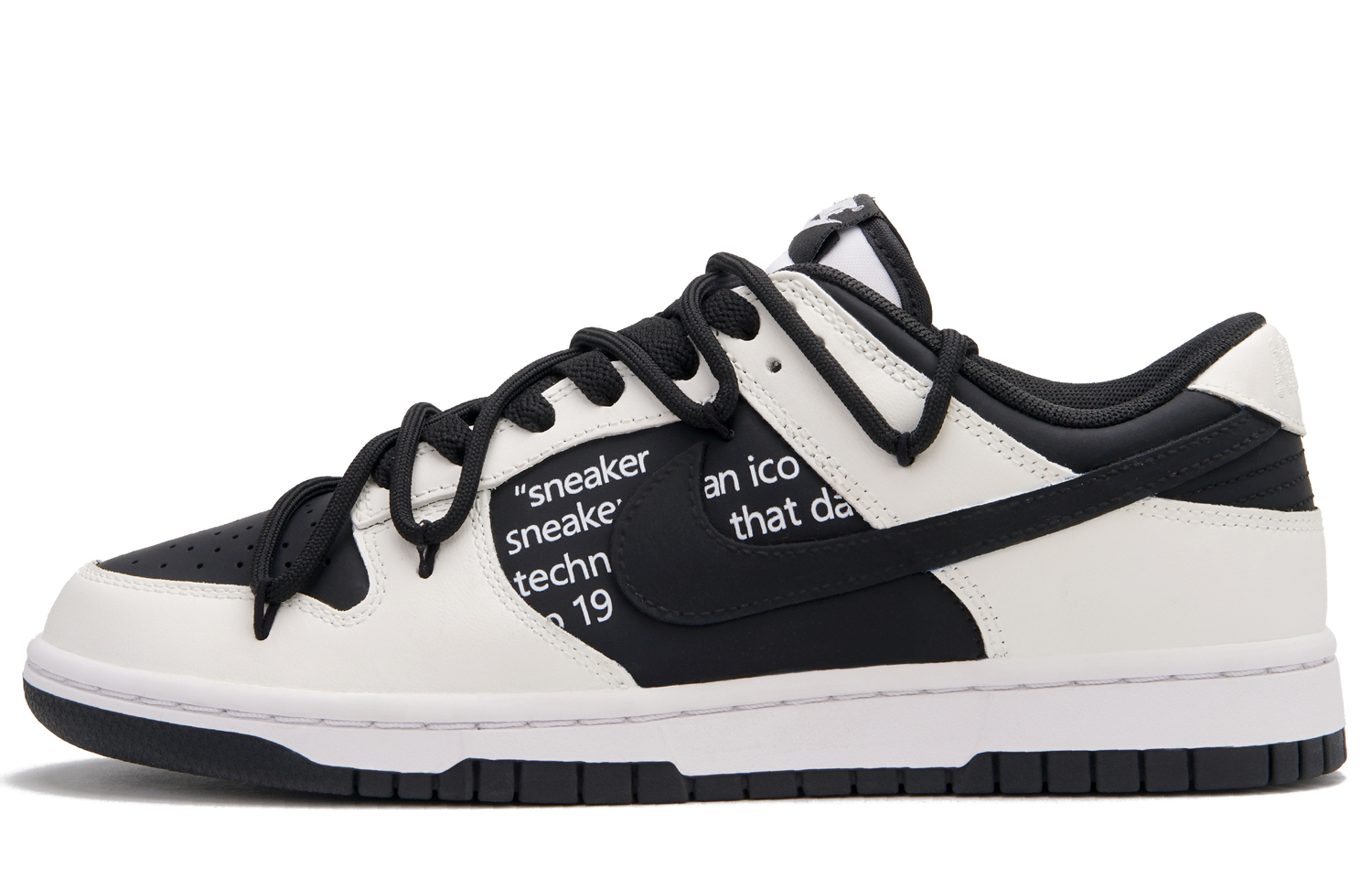 

Кроссовки Dunk Vinyl low top для скейтбординга унисекс Nike, черный/белый