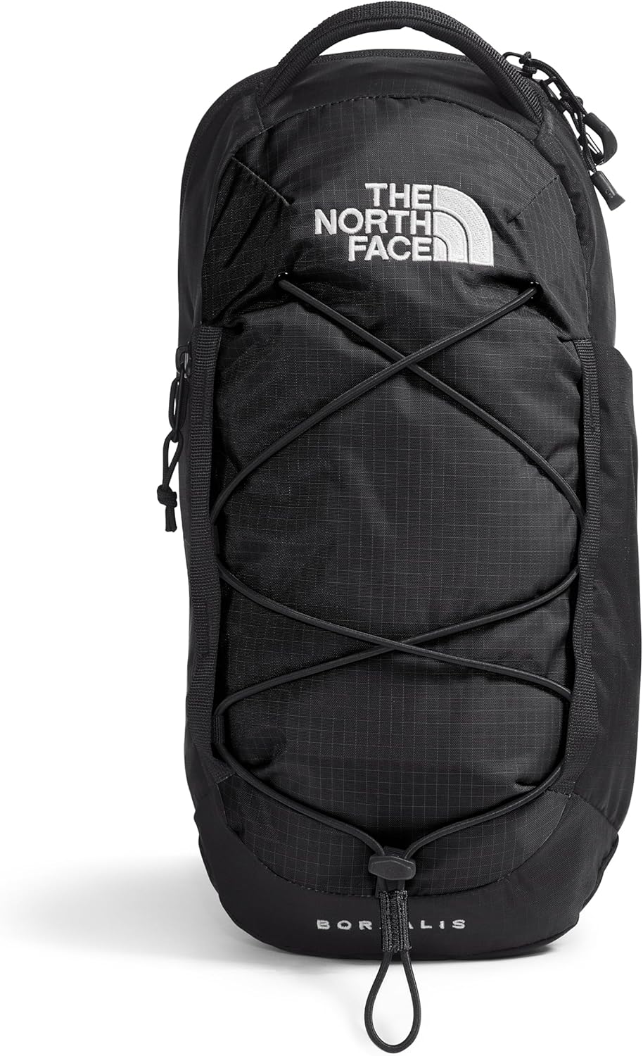 

THE NORTH FACE Borealis SIing Bag | Наплечная сумка с регулируемым ремнем, водоотталкивающая отделка, несколько отделений, карман для планшета, Tnf Black/Tnf White-Npf