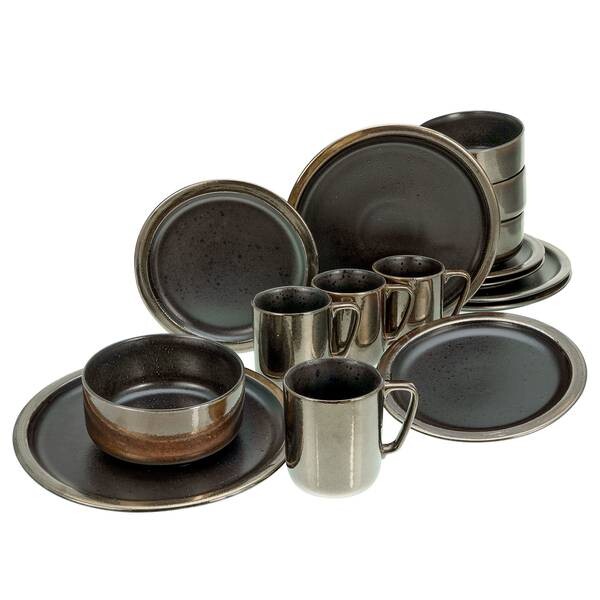 

Комбинированный сервис modern industrial (16 шт.) Creatable, черный