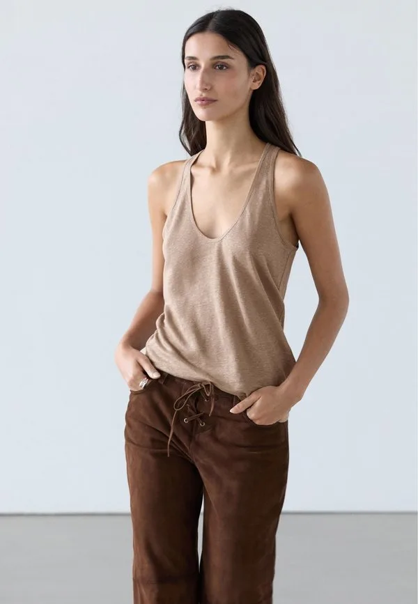 Топ Massimo Dutti, Beige