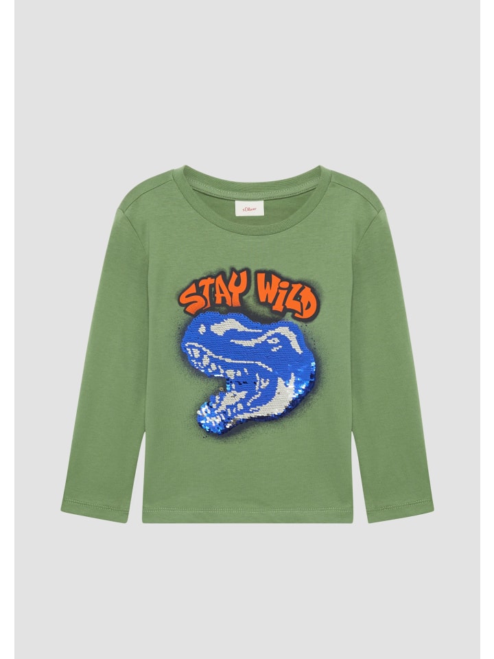 

Футболка s.Oliver, оливковый