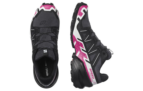 Кроссовки speedcross 6 'black pink' Salomon, черный — фото 4
