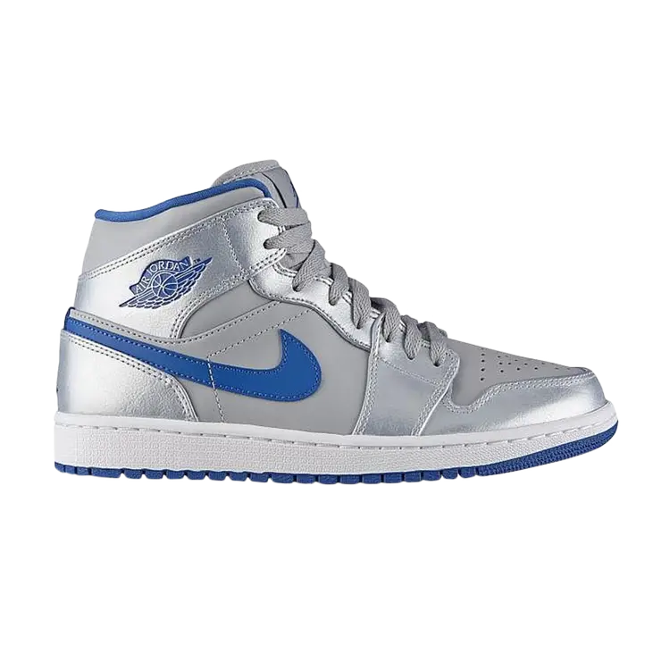 

Кроссовки Air Jordan 1 Mid 'Wolf Grey', серый