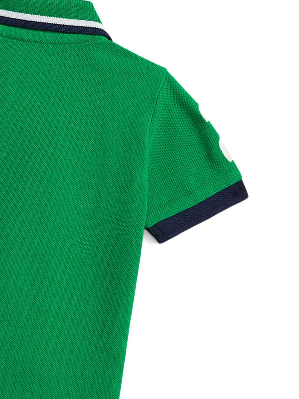 Поло с вышивкой в стиле колорблок Polo Ralph Lauren Kids, зеленый — фото 3