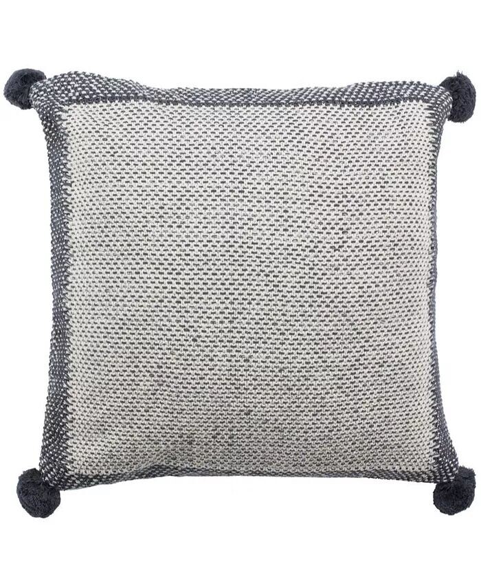 

Вязаная подушка Dania размером 20 x 20 дюймов Safavieh, серебряный