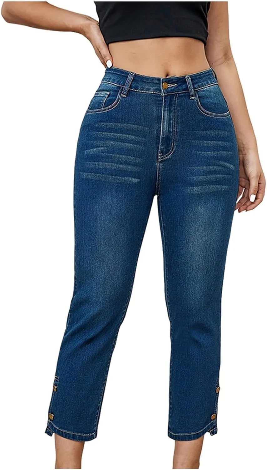 

Женские джинсы скинни с высокой посадкой