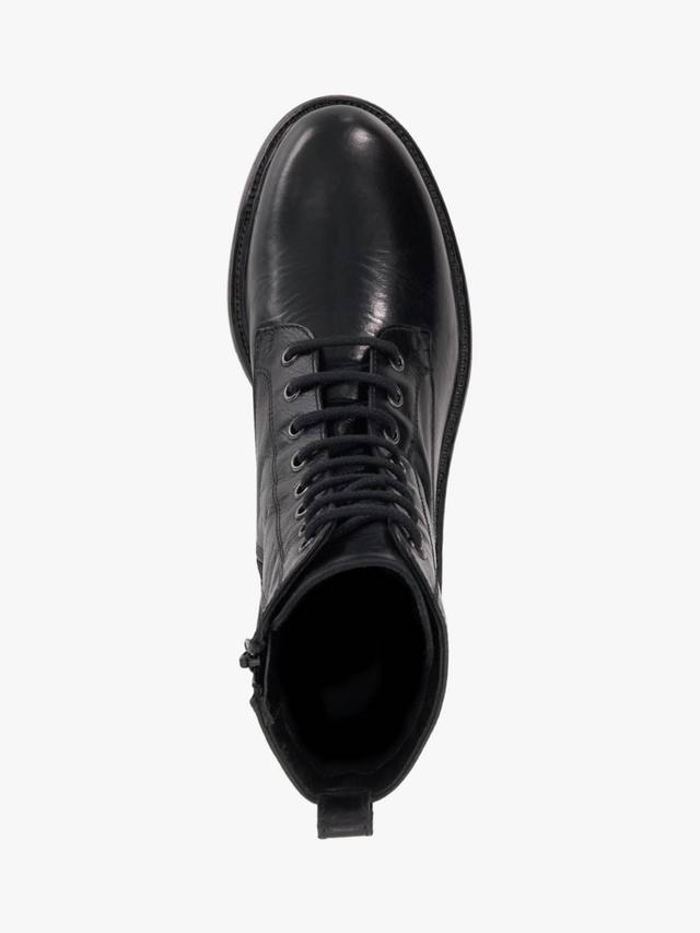 Кожаные ботинки Patley с шнуровкой до щиколотки Dune London, Black — фото 2
