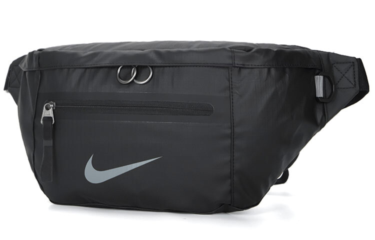 

Поясная сумка унисекс Nike текстильная с логотипом, черный