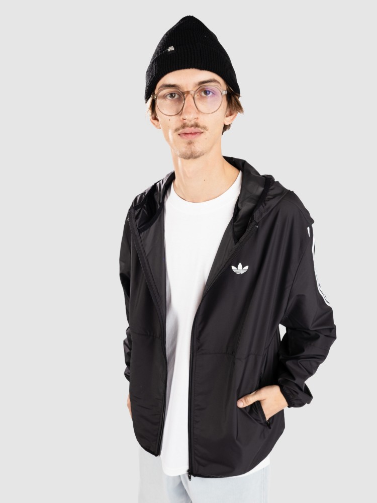 Зимняя куртка adidas Skateboarding Windbreaker Jacke, black/white — фото 3