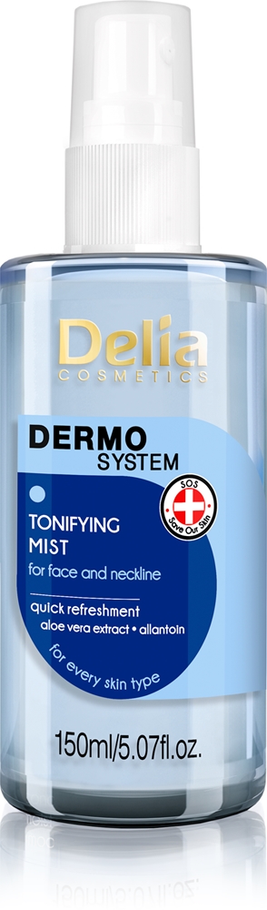 

Тонизирующий спрей для лица Dermo System Delia Cosmetics, 150 мл