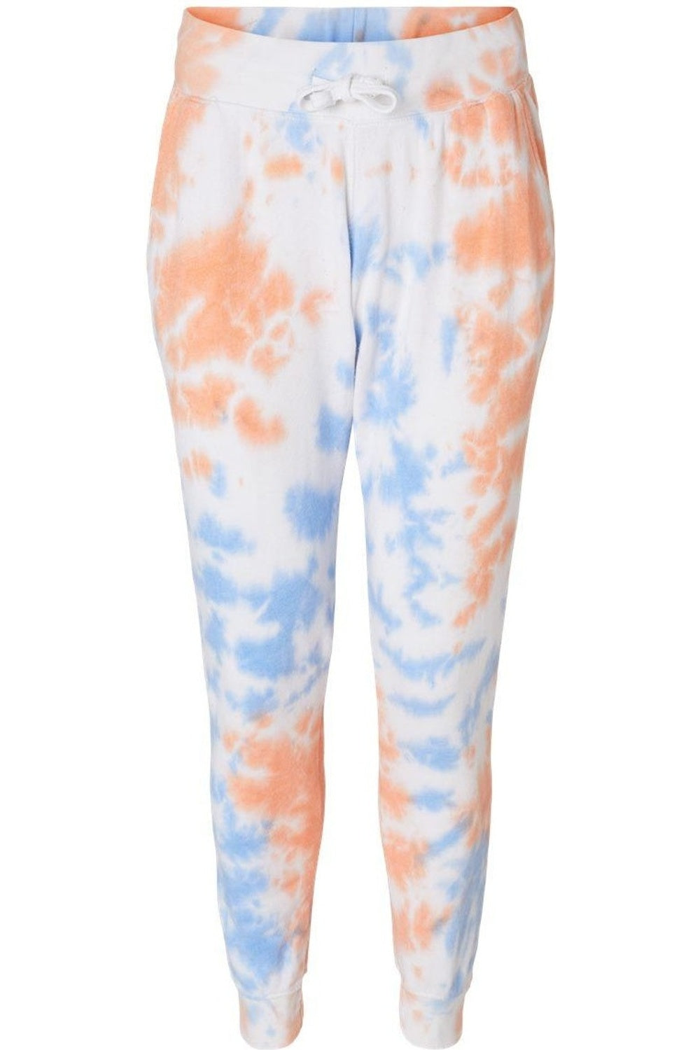 

Джоггеры из флиса с узором «тай-дай» J. America, цвет sunset tie dye