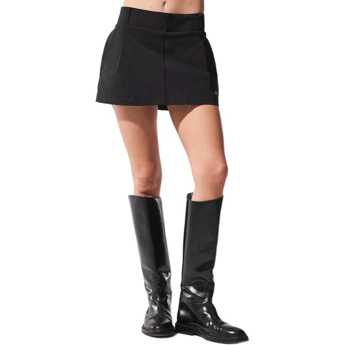 

Женские повседневные короткие юбки Gravel Alo Yoga, черный