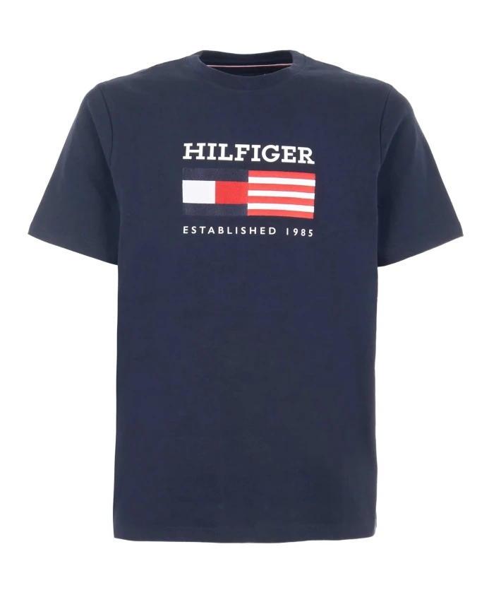 

Флаг Monotype, футболка с рамкой, пустынное небо Tommy Hilfiger, синий