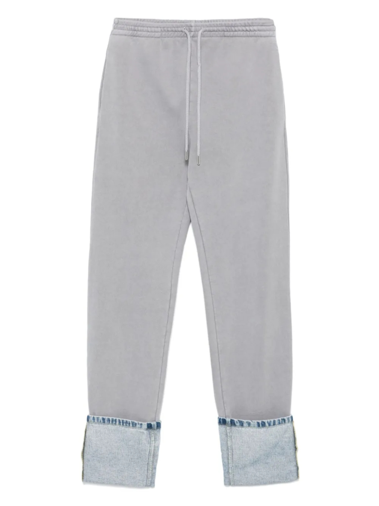 

Брюки с отделкой из денима MOSCHINO JEANS, серый
