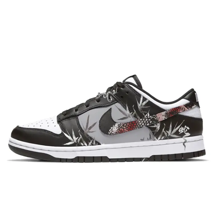 

Nike Кроссовки для скейтбординга Dunk Anti-Slip, износостойкие, низкие, мужские, черно-белые