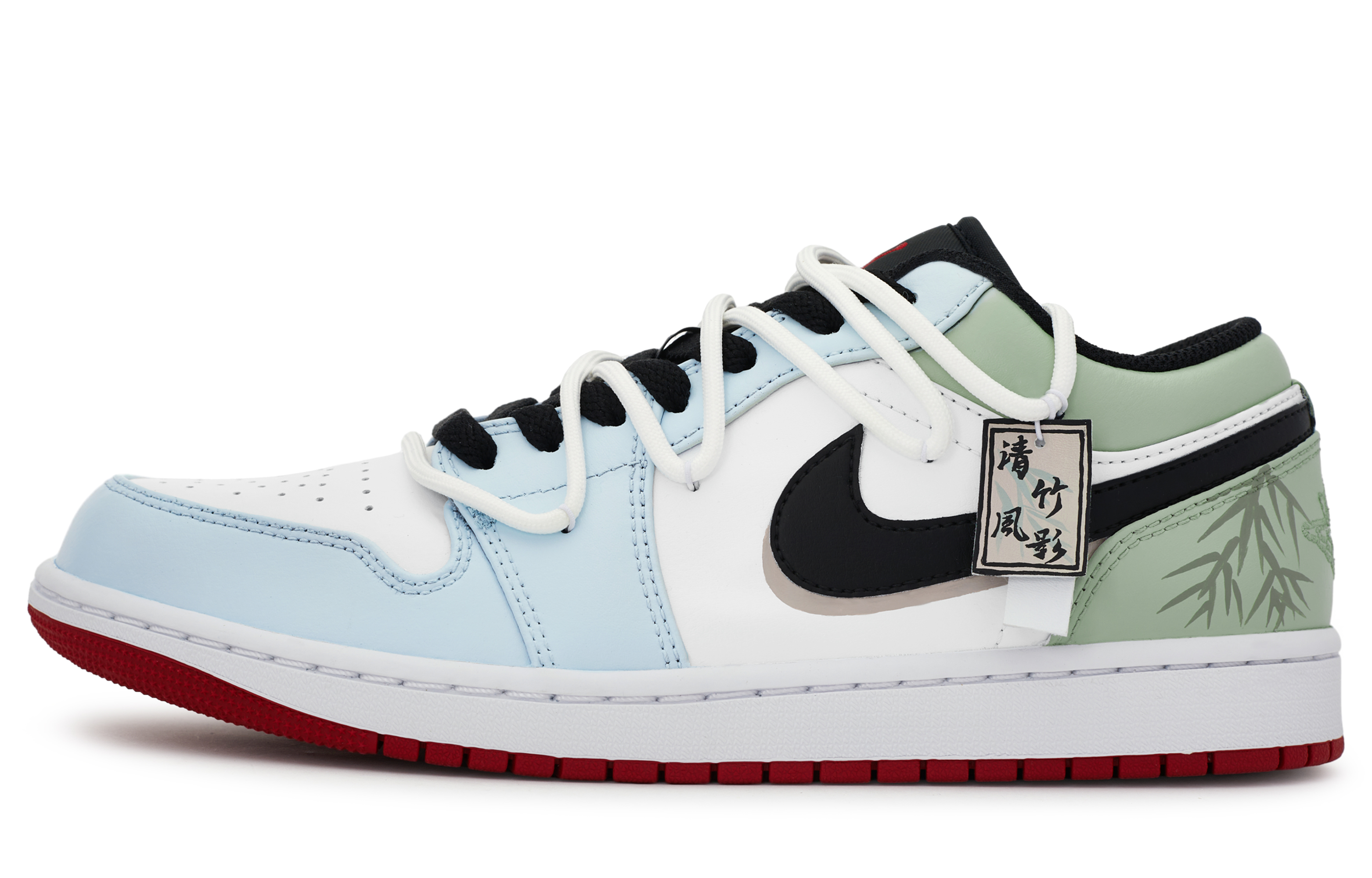 

Jordan Air Jordan 1 винтажные баскетбольные кроссовки мужские, Blue/White/Green