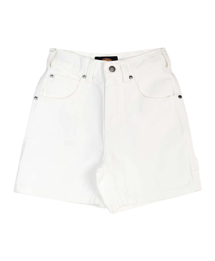 

Белые парусиновые шорты с застежкой-молнией Dickies, белый