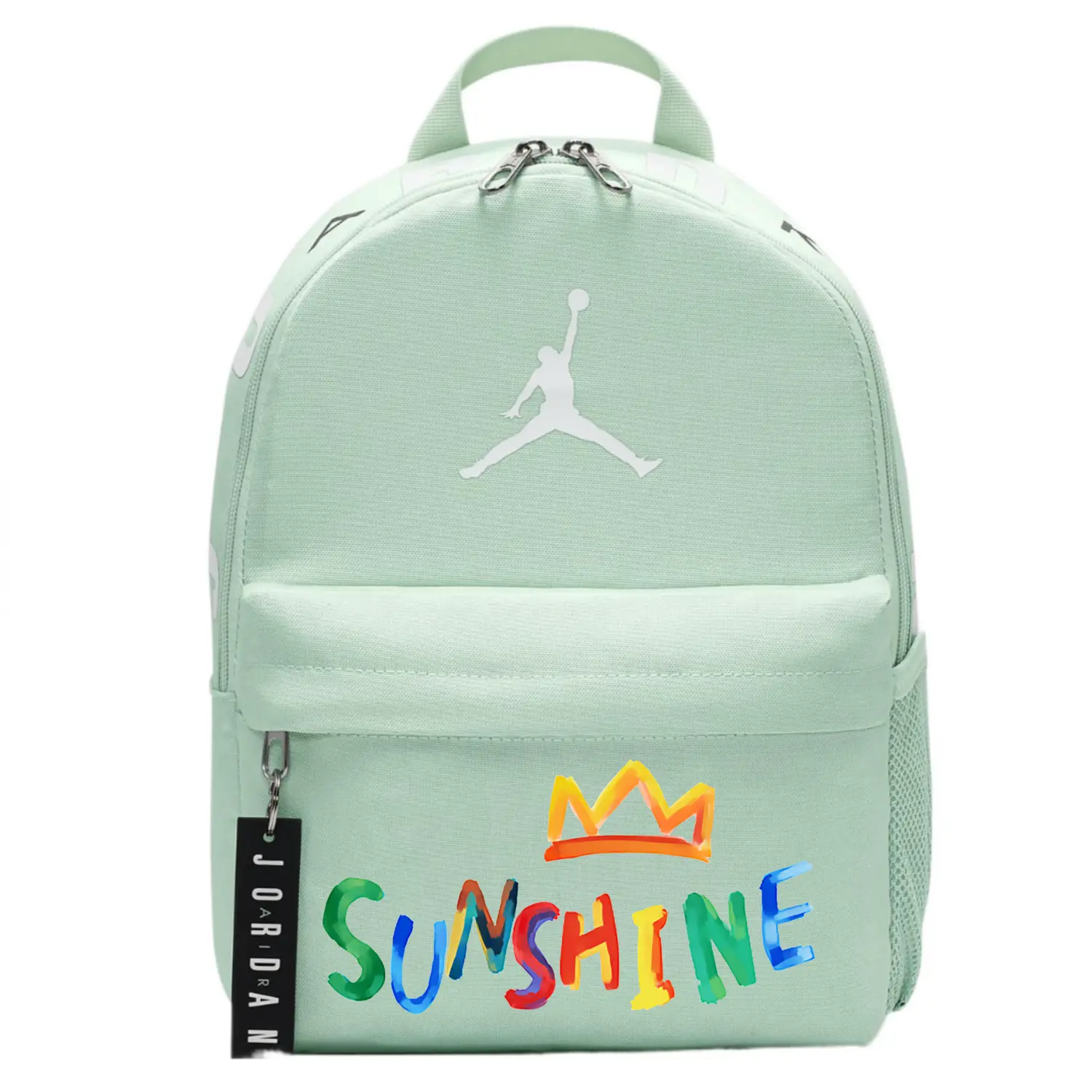 

Jordan Полиэстеровый рюкзак унисекс зеленый, Sunshine