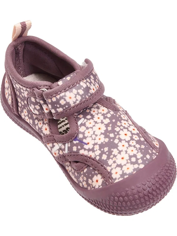Босоножки с узором Playshoes, лиловый — фото 3
