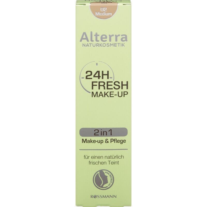 

Свежий макияж 24 часа 02 – средний Alterra NATURKOSMETIK, 30 ml