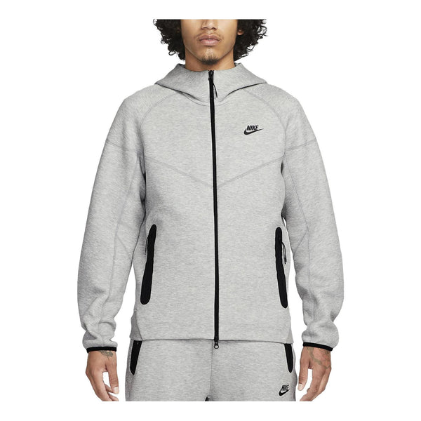 

Куртка tech fleece windrunner hooded jacket 'grey' Nike, серый