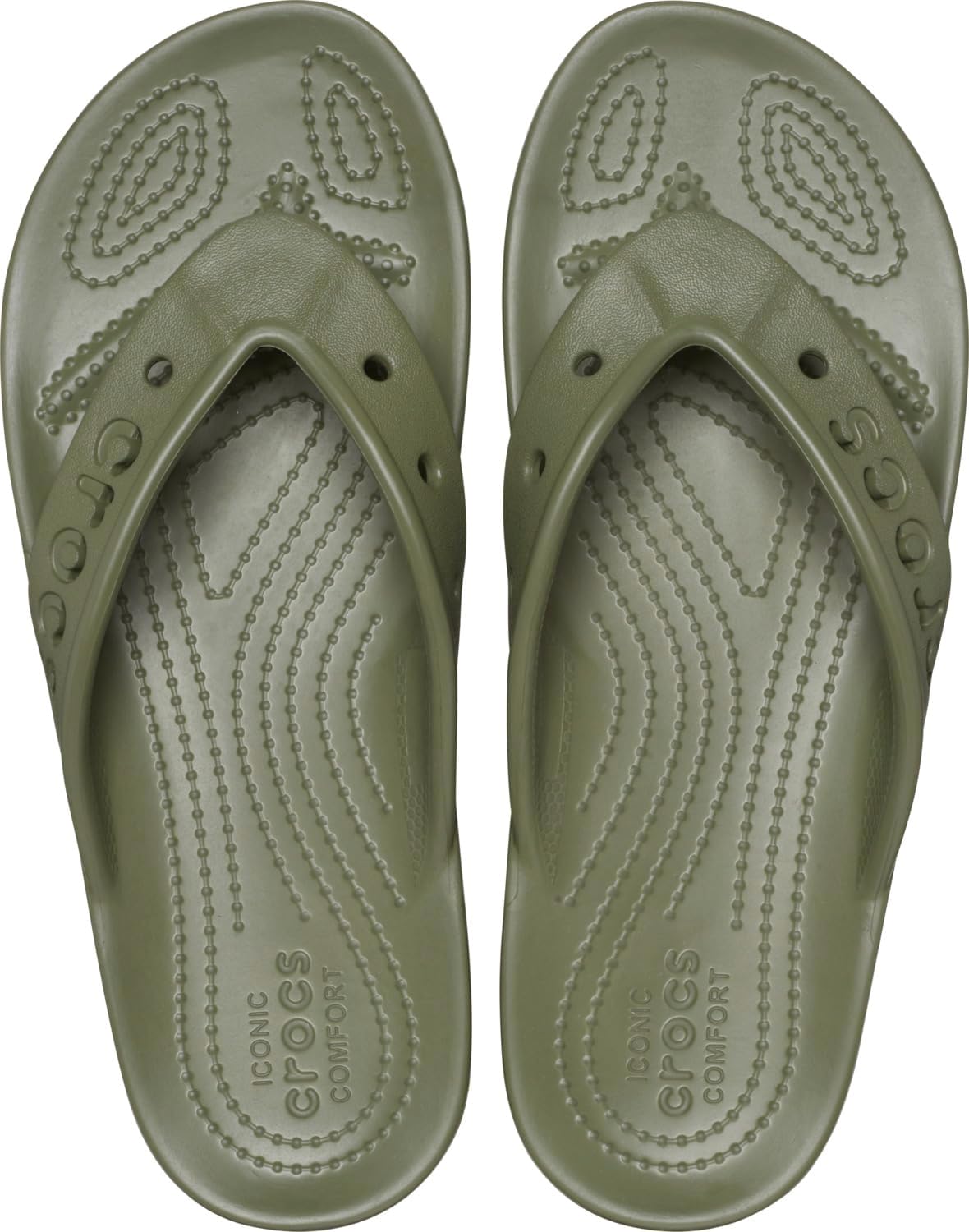 Шлепанцы Crocs Baya II унисекс для взрослых, зеленый — фото 3
