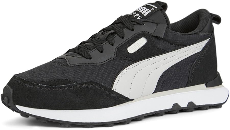 Мужские кроссовки PUMA Rider FV Future Vintage с шнуровкой, повседневные - серые — фото 2