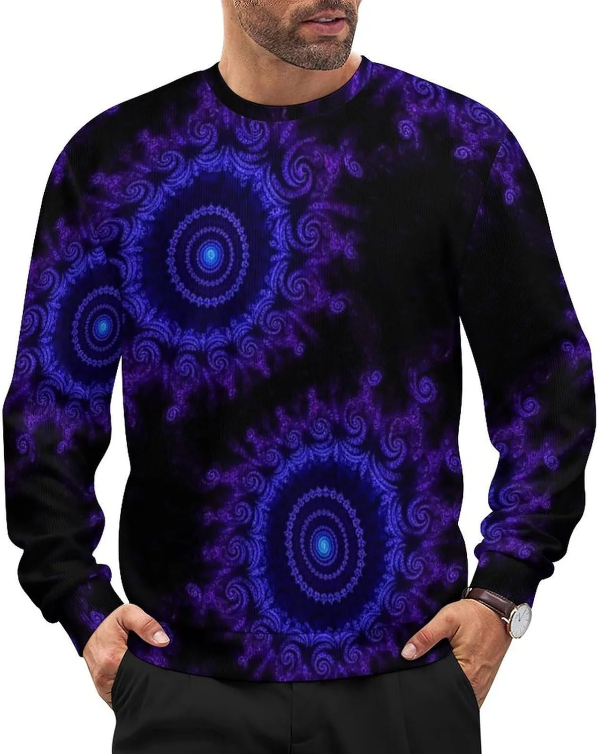 

Мужской свитшот оверсайз Cotton Pullover для спорта и отдыха VAFZASC