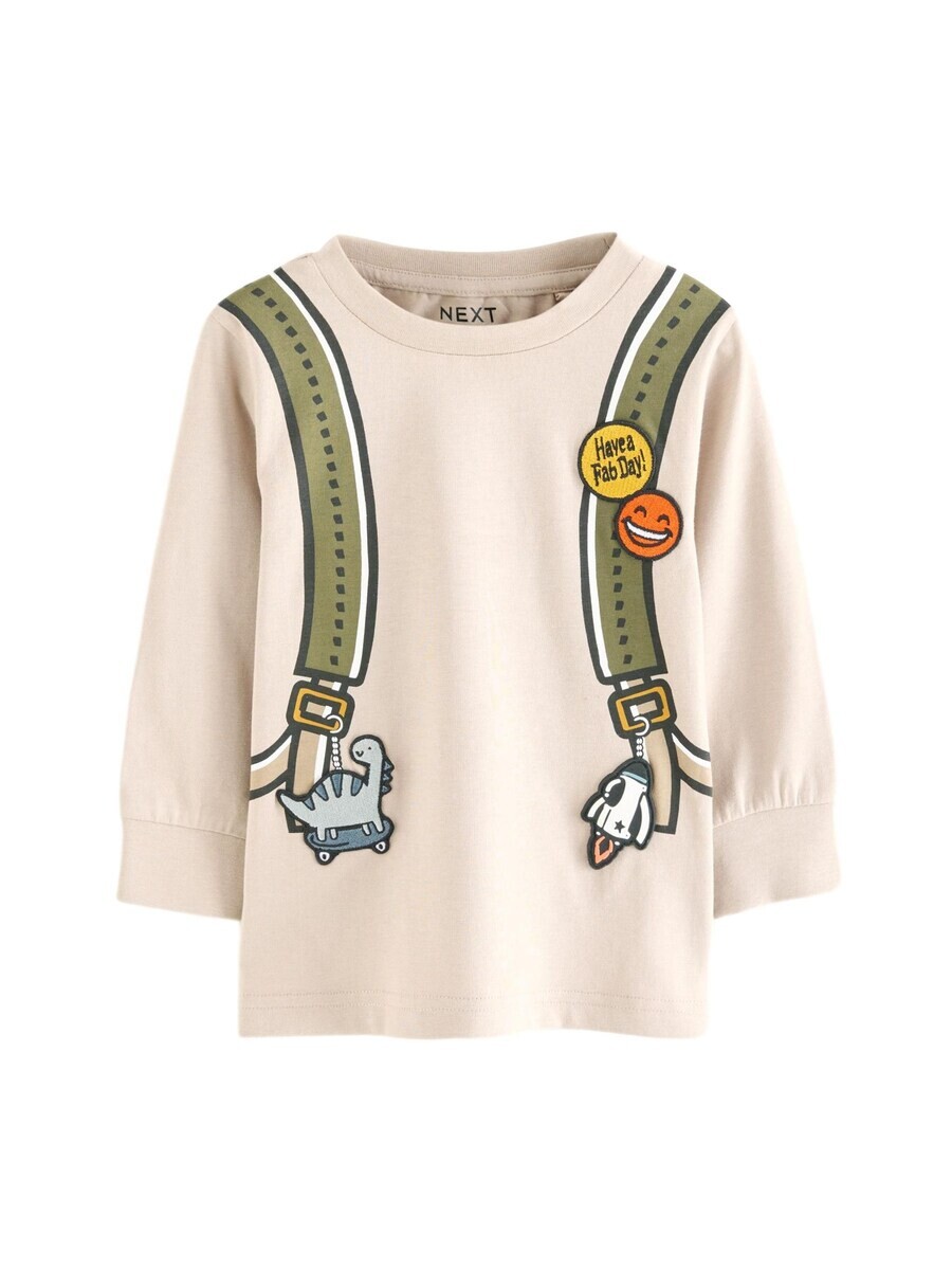 

Лонгслив Next Shirt, бежевый