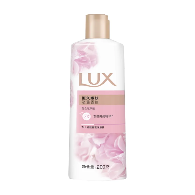 LUX Гель для душа Lotus Skin успокаивающий ароматный увлажняющий очищающий попурри 600г/720мл/720мл*2/1000г/1000г*2, Long-Lasting Soft Skin 200