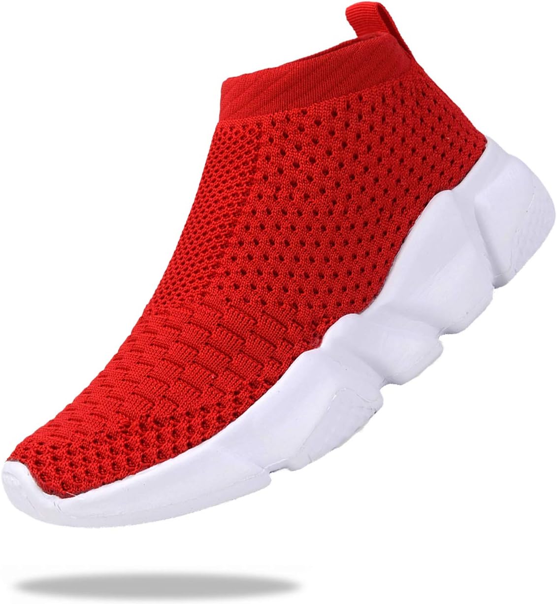 

Детская обувь Santiro для мальчиков, носки-туфли для девочек, дышащие вязаные слипоны, красный