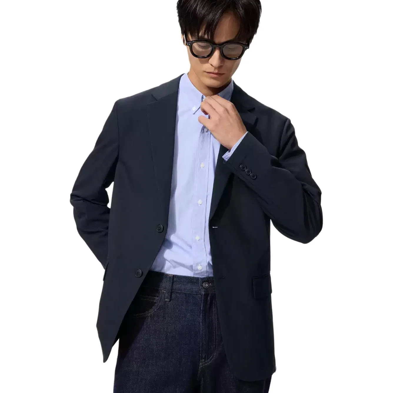 Деловой костюм Navy Blue UNIQLO — фото 3