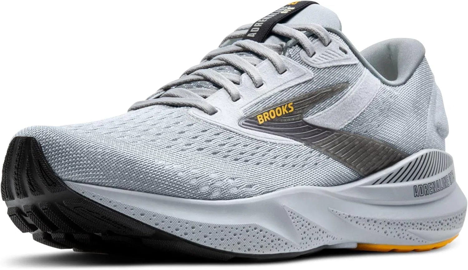 Мужские беговые кроссовки Brooks Adrenaline GTS 24 с поддерживающей подошвой, 2-Alloy White Gold Fusion