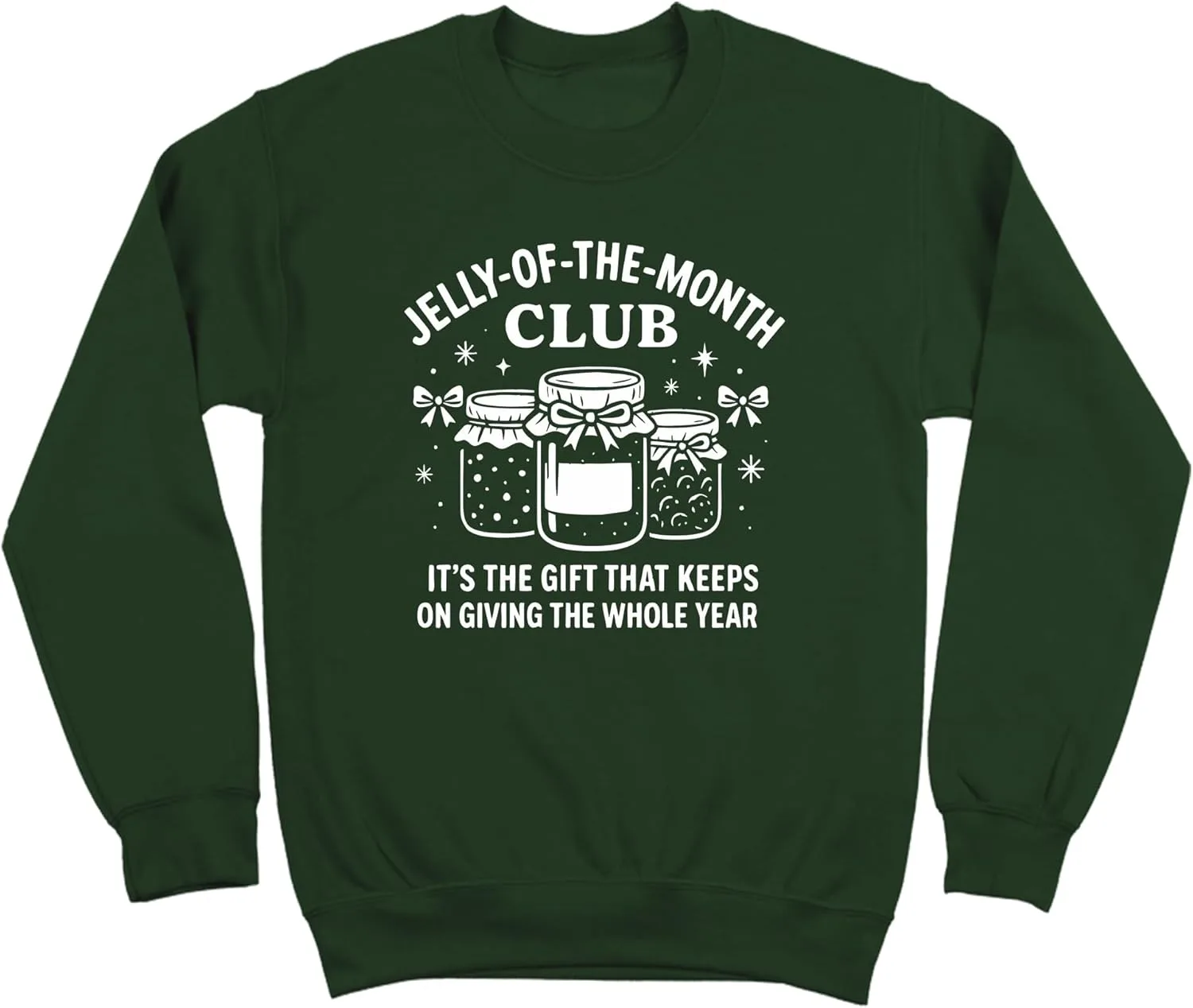 

Donkey Tees Jerseys Jelly Of The Month Club - смешной рождественский свитшот Sm-5x