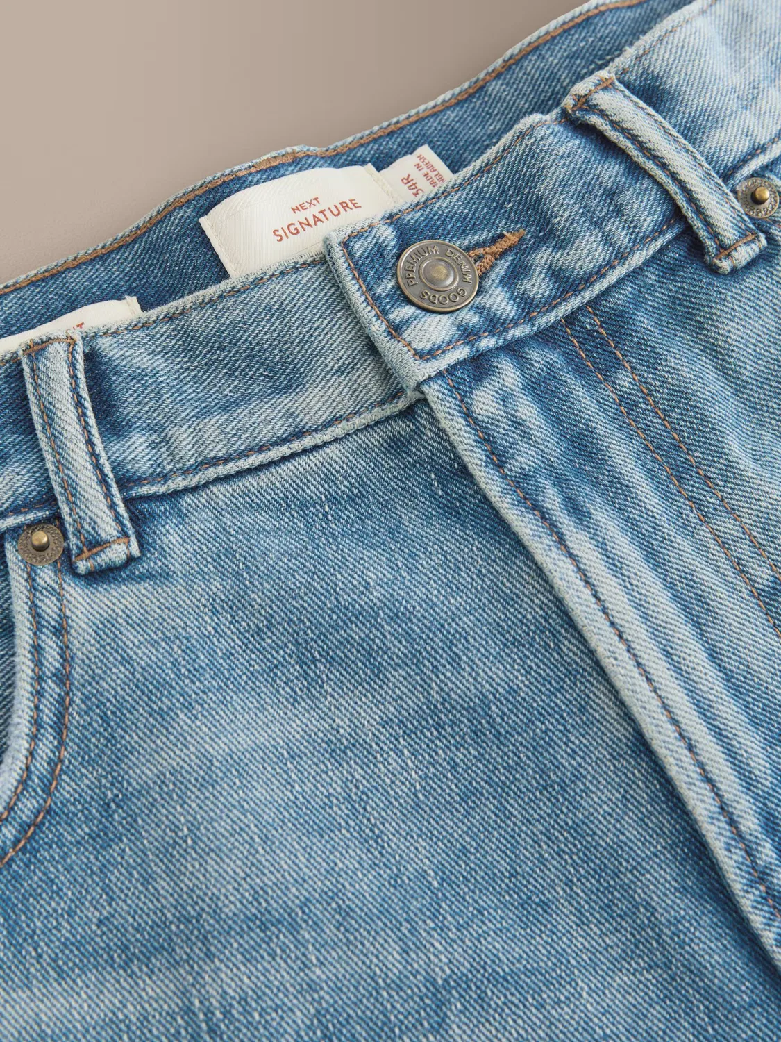Обычные джинсы 'Signature' Next, Blue Denim — фото 3
