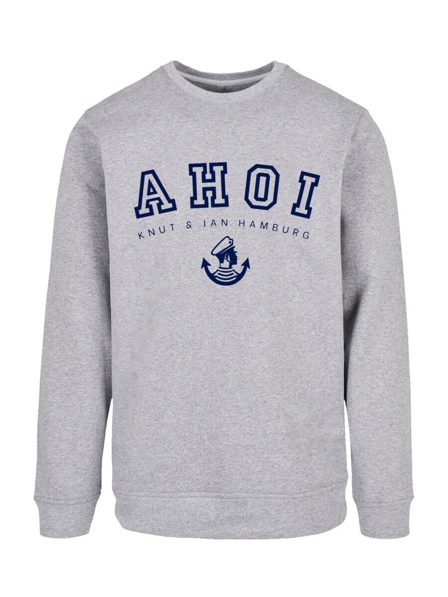 

Свитер F4NT4STIC Sweatshirt Ahoi Knut & Jan Hamburg, серый