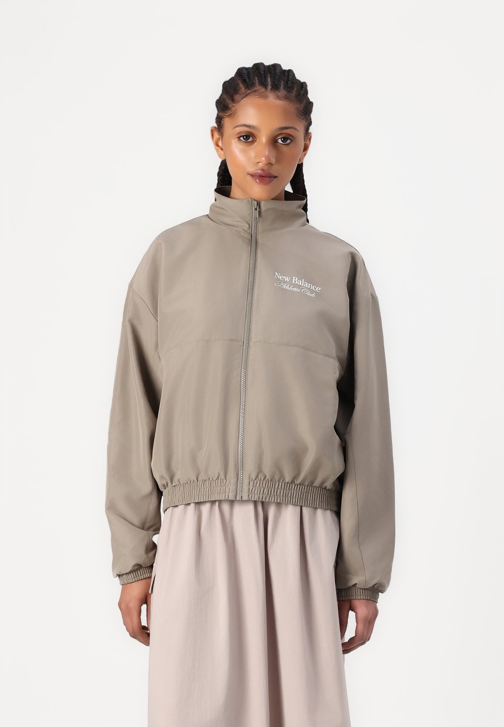

Куртка-бомбер LINEAR JACKET New Balance, светло-коричневый