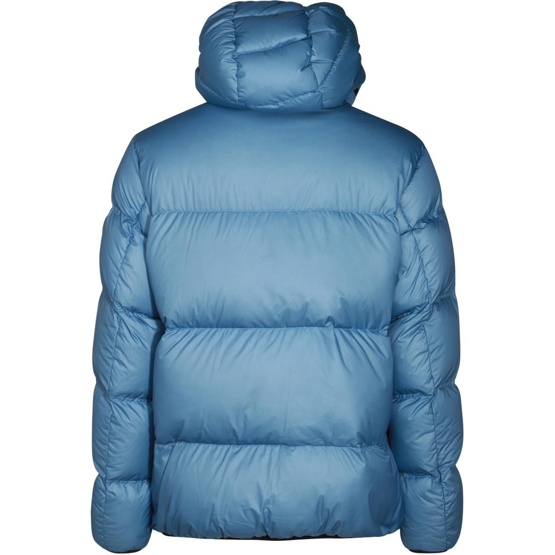 Короткая утепленная куртка Masac Zip Up Moncler, светло-голубой — фото 3