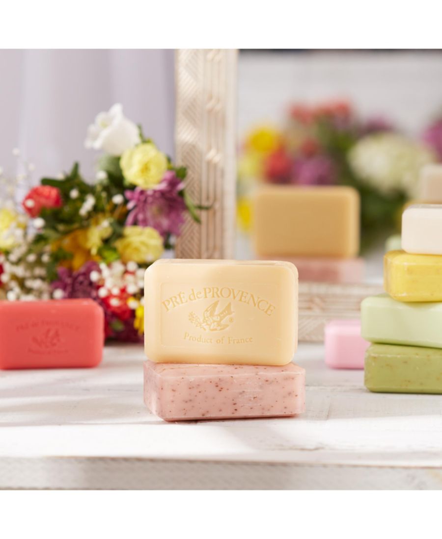 Увлажняющее французское мыло Pre de Provence 250 г, четырехслойное, долговечное, увлажняющее, с обильной кремообразной пеной (набор из 2 штук) European Soaps, цвет patchouli — фото 4