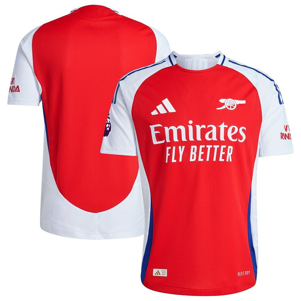 

Мужская домашняя аутентичная майка adidas Red Arsenal 2024/25, цвет Arn Red