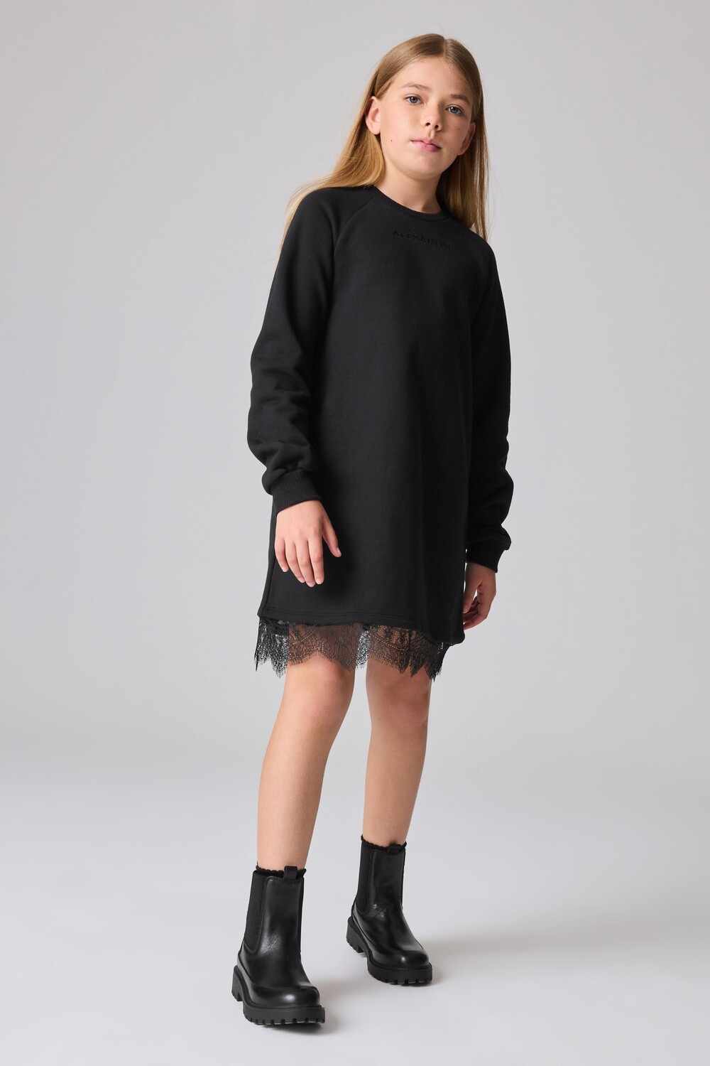 

Платье свитер для девочек Lee Lace Smallsaints, черный