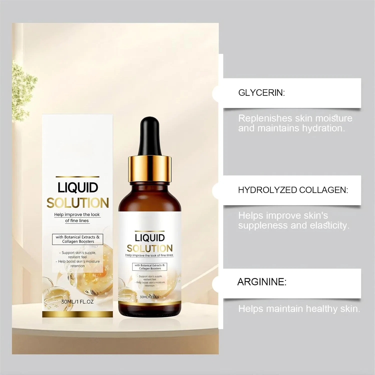 Сыворотка Yljhds — Антивозрастная Liquid Solution для лифтинга и сияния кожи, . , 6 Pcs — фото 4