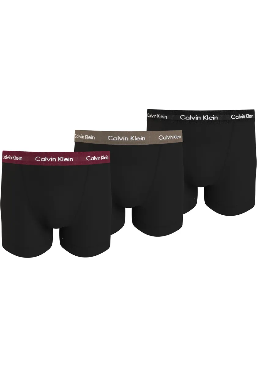 

Calvin Klein Underwear Трусы "TRUNK 3PK" (3 шт. в упаковке, 3 шт. в упаковке), с эластичным поясом с логотипом, черный