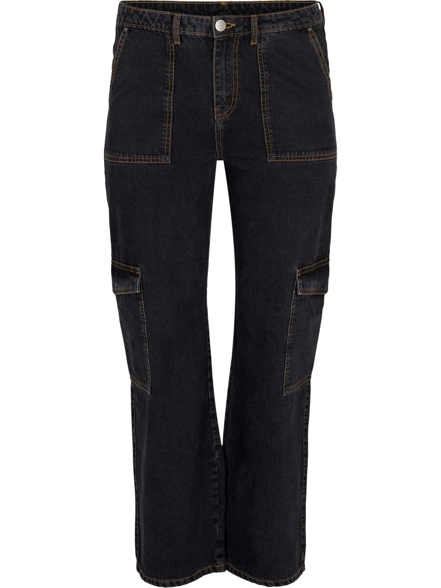 

Джинсы Bootcut Zizzi, черный деним