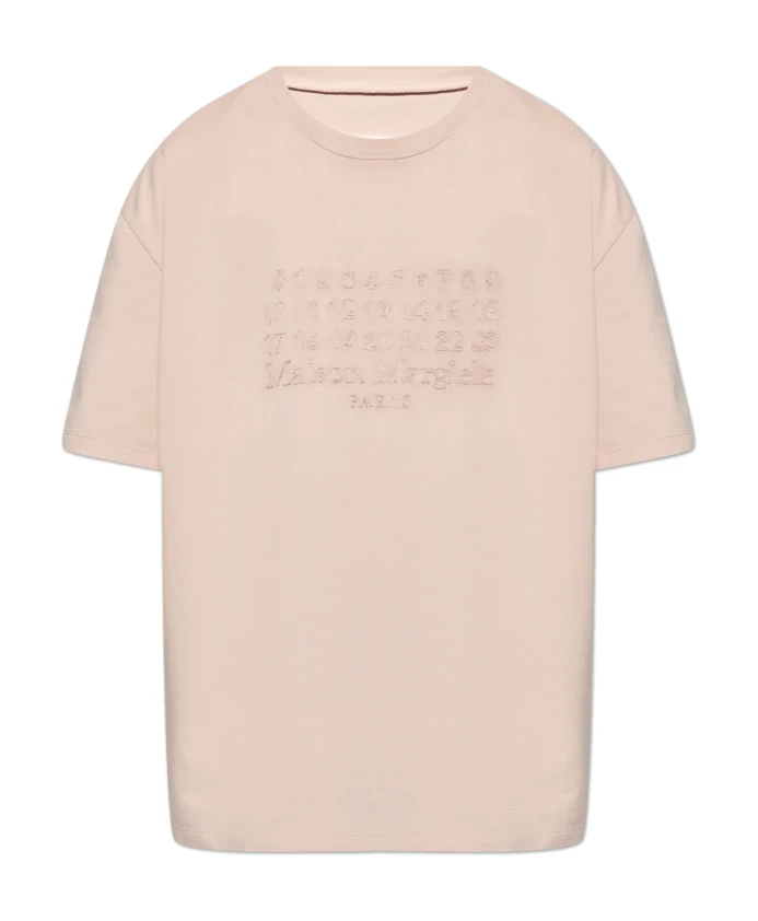 

Футболка с логотипом Maison Margiela, розовый